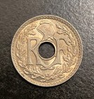 1918 France 5 Centimes Coin  Copper-nickel  19mm