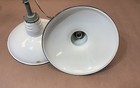 Vintage Ceramic Industrial Light Fixtures 2 15   x 15   