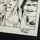 Original Comic Art Signed Scott Reed Interior Page Furry Animal Indie Sketch