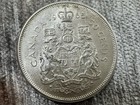 Canadian  1965 Silver 50 Cents Half Dollar Coin 50c