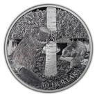 2013 Rcm Canada  50 Beaver Family 5 Oz  9999 Fine Silver Proof Coin Ogp