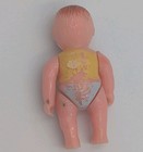 Vintage 1949 Renwal Dollhouse 2in Plastic Posable Baby Doll Read