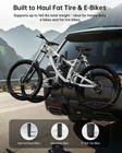 Foldable 2 Bike Rack Hitch Mount Platform Style 160lbs Capacity For Truck Suv