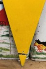 Vintage 21    Porcelain Blue Sunoco 200 Gasoline Pump Plate Sign Gas   Oil Company