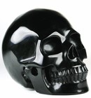Huge 5 0  Black Obsidian Carved Crystal Skull realistic crystal Healing