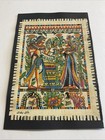Rare Egyptian Papyrus Painting  King Tutankhamun  Wedding 9x6   