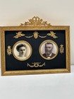 Elegant Antique French Circa 1880 Bronze Frame  6 1 2   X 9 1 4   