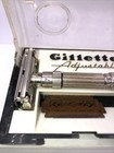 Vintage 1960   s Gillette Fatboy Adjustable Safety Razor W  Original Case