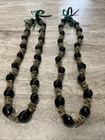 Set Of 2 Hawaiian Kukui Nut Lei With Mongo Shell