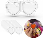 32-pack Beanie Baby Heart Tag Protectors     Fits Ty Heart-shaped Hang Tags     Clea