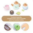 Wooden Tea Set For Kids Pretend Play Tea Party Montessori Role Play Toy