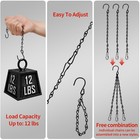 10 Pcs Black Hanging Chains With Hooks For Bird Feeders Planters Lanterns