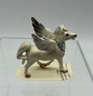 Vintage 1989 Hagen-renaker Miniature Standing Pegasus Figurine On Card 1 75   