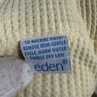 Vintage Eden Plush Duck Yellow Thermal Waffle Knit Stuffed Animal Baby Lovey 8   