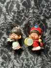 Monchichi Hongkong 1979 Vintage Lot Of 9 Mini Figures Rare Collectibles