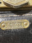 Vintage Early 20th Century Emdee By Schell Leather Doctors  Case Dark Brown 18 