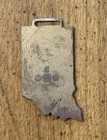 Vintage 1954 Fraternal Order Of Eagles Foe South Bend Metal Watch Fob