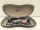 Ray Ban Textured Small Black Eyeglasses sunglasses Case With Cloth