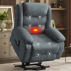 Oversized Power Lift Recliner Chair For Elderly With Heat And Massage