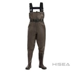 Fishingsir Brown 2-ply Nylon Pvc Waterproof Fishing Chest Waders  us Sz 8m   10w
