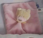 Vintage Manhattan Baby Snuggle Paws Security Blanket Pink Teddy Newborn Gift Set