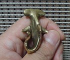 Vintage Style Solid Brass Copper Cute Shark Figurine Statue For Home Garden Deco