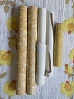 Vintage 70s Wall   Shelf Liner Decor Mod Psychedelic Floral Mushroom Pattern 