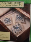 Greenfield Needlewoman Rare  Vintage Kit Sachets 1903 Colonial Blue