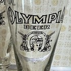 Vintage Olympia Beer 8 5 Pilsner Glasses Set Of 4 Good Luck Tumwater Barware Ply