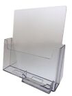 6-pack Acrylic 8 5  X 11  Countertop Brochure Holders With Business Card Holder