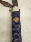 Vintage Bsa Cub Scout Folding Pocket Knife Camillus New York Usa Blue      rusted