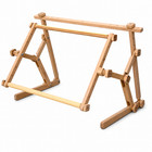 Wood Embroidery Stand Adjustable For Holding Frames Or Hoops 9 8    12 6 In