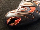 Northwest Coast Classic Design  salmon  Hand Carved Wood Plaque  Wy-1124 08445