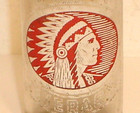 Vintage 1950 s Mahaska 10 Oz Glass Soda Bottle Oskaloosa  Iowa A10