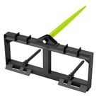 49  Hay Bale Spear Attachment 3000lbs Skid-steer Quick Attach Spears Spike Forks