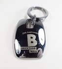 Vintage 1997 Brickyard Mall Chicago 20th Anniversary Chrome Metal Key Chain Fob