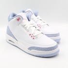Air Jordan 3 Gs Kids Womens Sneakers White Pink Cobalt Bliss Hq0784 101