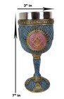 Eye Of Providence Freemasonry Masonic Square And Compasses Wine Goblet Cup