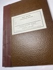 Vintage Ships Bell Log Book Telegraph Record Unused Victor Gustin