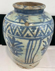 Persian Antique Porcelain Jar Blue   White Ming Dynasty Trade 17th Century Rare