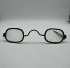Antique Spectacles Eyeglasses W  Telescoping Temples   Metal Case 1800s 1900s 