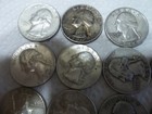  14  Silver  Washington Quarters 1941-1964 Circulated Free Ship 