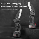 6 Inch Mini Handheld Electric Chainsaw Cordless Chain Saw Battery Power 24v Us