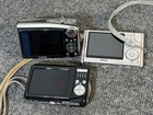 Lot Of 3 Digital Cameras For Parts repair Fujifilm Nikon