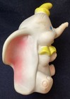 Vintage 1960 s Walt Disney Productions Dell Vinyl Dumbo Squeak Toy - Damaged