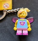 Lego Minifigure Key Chain Keychain - Lady Butterfly Girl 853795 New With Tag