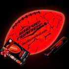  Led Light-up Football - Glow In The Dark Football Games- Size 10 35 In  With 