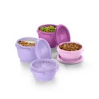  clippers  Tupperware 8pc  set Of 4  Heritage Food Storage Container Set