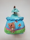 Fisher Price The Loving Family Blue Bassinet Crib Dollhouse Furniture Kids Toy