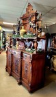 Antique Sideboard  Italian Renaissance Revival  Carved Walnut  19th C    1800s 